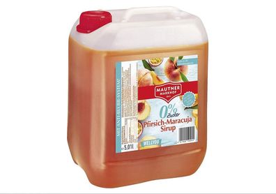 Mautner Markhof Pfirsich Maracuja Sirup 0% Zucker