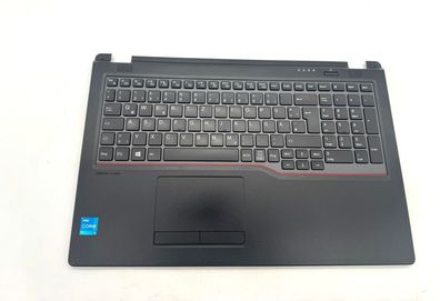 Fujitsu LifeBook E5511 Palmrest Handauflage Tastatur Touchpad QWERTZ CP740705-02