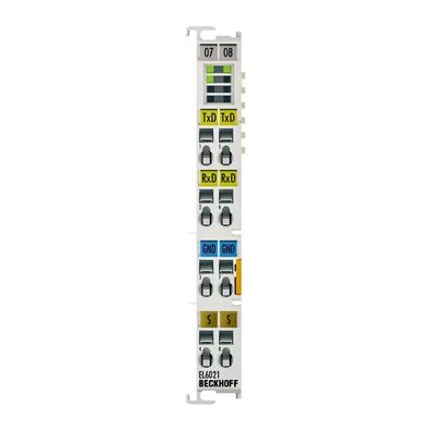 Beckhoff EL6021 EtherCAT-Klemme 1-Kanal serielle Schnittstelle RS422/RS485