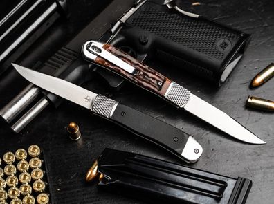 Böker Plus Hidden Release Trapper G-10