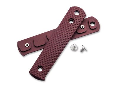Böker Manufaktur Solingen BFF Packlite Griffschalen Richlite Redstone Pyramid