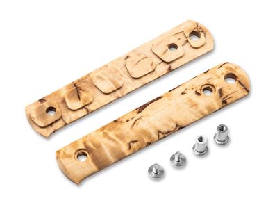 Böker Manufaktur Solingen BFF Packlite Griffschalen Maserbirke Natur Smooth