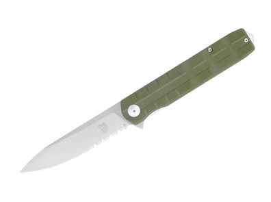CobraTec Kuzio G10 OD Green Drop Serrated