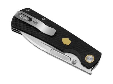 Kizer Retro Nitro-V Black G10 & Brass