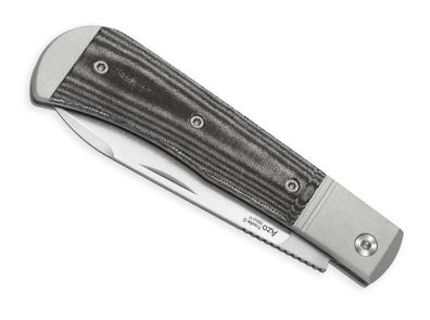 Kizer Trestle D Nitro-V Aluminum & Black Norplex UltreX Micarta