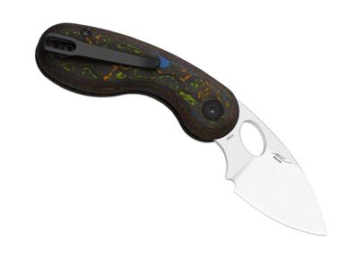 Kizer Microbe M390 Camo Carbon 80'