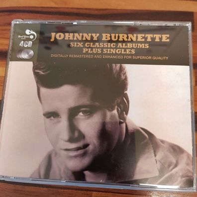 JOHNNY Burnette six classic albums plus EX/EX (4CD, Pop, Real Gone)