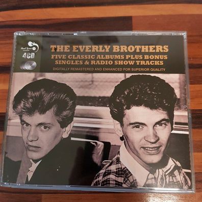 THE EVERLY Brothers five classic albums plus EX/EX (4CD, Pop, Real Gone)