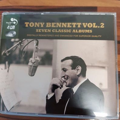 TONY Bennett seven classic albums vol. 2 EX/EX (4CD, Pop, Real Gone)