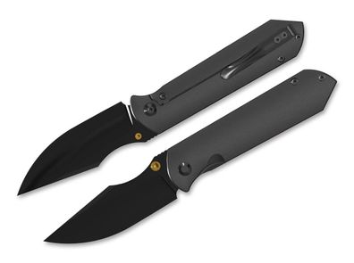 Kizer Harpoon Fold Elmax Dark Grey Ti DLC