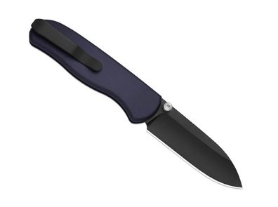 Kizer Drop Bear Zero M390 Dark Blue Aluminum DLC