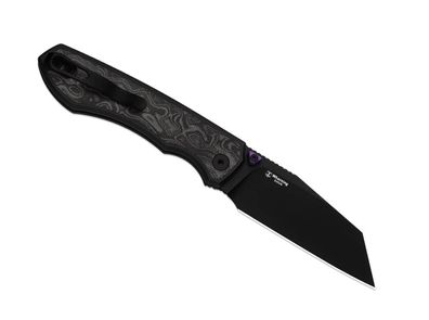 Kizer Wharning S45VN Black & White Norplex Ultrex Micarta PVD