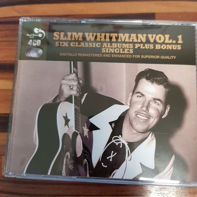 SLIM Whitman six classic albums vol. 1 EX/EX (4CD, Pop, Real Gone)