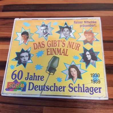 Various das gibt?s nur einmal - 60 jahre deutscher schlager VG+/EX (3CD)