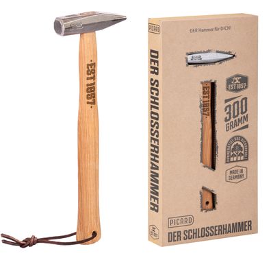 PICARD EST 1857 Schlosserhammer 300g in Geschenkverpackung