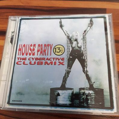 Various house party 13,5 the cyberactive club mix EX/EX (CD Album, House)