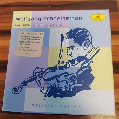 Wolfgang Schneiderhan the 1950s concerto recordings EX/EX (5CD, Klassik, DG)