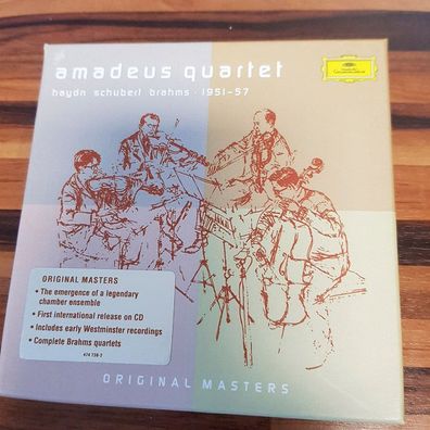 Amadeus Quartet haydn schubert brahms 1951-57 EX/EX (7CD, Klassik, DG)