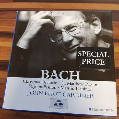 JOHN ELIOT Gardiner bach - christmast oratio et al BOX NM/EX (9CD, Klassik)