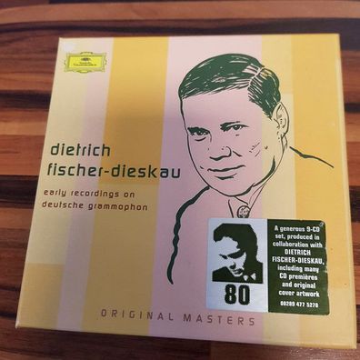Dietrich Fischer Dieskau early recordings on deutsche grammophon BOX NM/EX (9CD)
