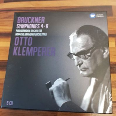 OTTO Klemperer bruckner symphonies 4-9 BOX NM/EX (6CD, Klassik, Warner Classics)