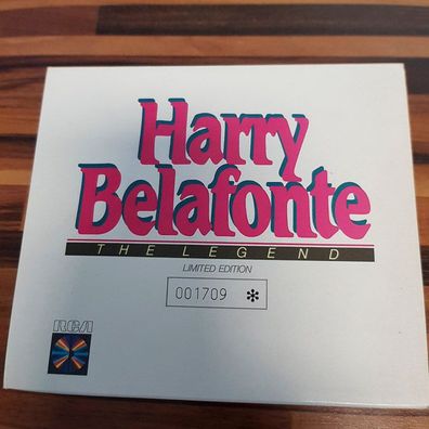 HARRY Belafonte the legend ltd OC Limited OCARD SLIP NM/EX (3CD, Pop, RCA)