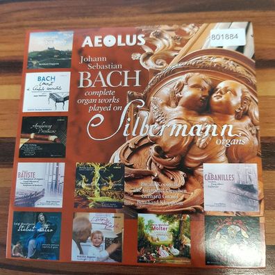 JOHANN Sebastian BACH on silbermann organs (compilation) CS EX (CD Album)