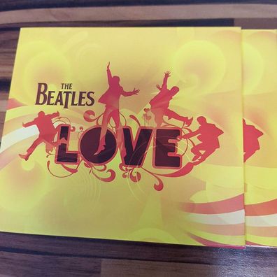 THE Beatles love OC SLIP EUROPE EX/EX (CD+DVD, Pop, Apple)
