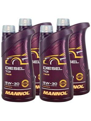 Mannol Diesel TDI 5W-30 4x1 Liter
