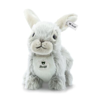 Steiff Hase Dormili 21cm grau sitzend 067488 Plüsch