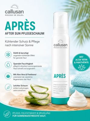 Callusan Mousse de Soleil APRÈS After Sun Pflegeschaum 125 ml