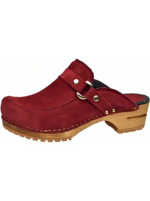 Sanita Damen Clogs Wood-Lissy Open 479140