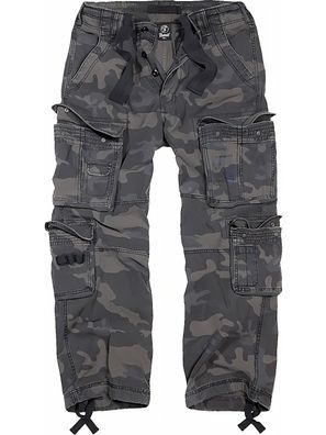 Brandit Hose Pure Vintage Trouser in Darkcamo