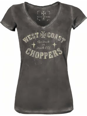 WCC West Coast Choppers Female Shirts Go Fast V Neck