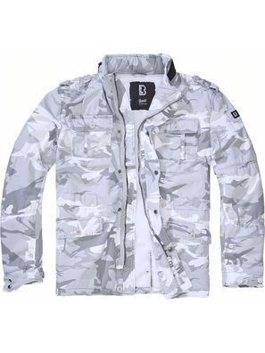 Brandit Herren Jacke Britannia Winter Jacket Blizzard Camo