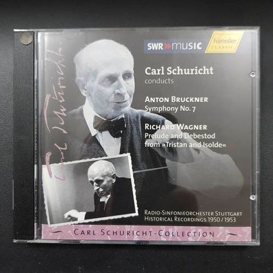 CARL Schuricht bruckner symph. 7 / wagner prelude VG+/EX (CD Album, Klassik)