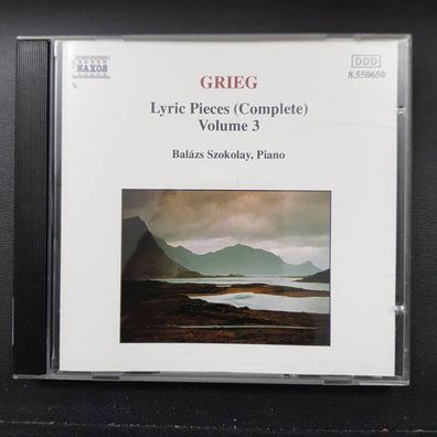 BALAZS Szokolay grieg - lyric pieces vol. 3 NM/EX (CD Album, Klassik, Naxos)