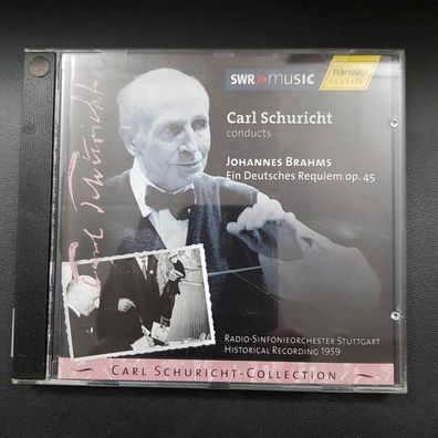 CARL Schuricht conducts brahms ein deutsches requiem EX/EX (CD Album, Klassik)