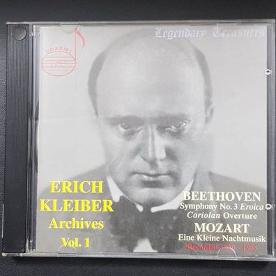 ERICH Kleiber archives vol. 1 beethoven / mozart VG+/VG+ (CD Album, Klassik)