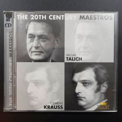THE 20TH Century Maestros vaclav talich / clemens krauss EX/EX (2CD, Klassik)