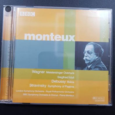 PIERRE Monteux bbc wagner / debussy / stravinsky EX/EX (CD Album, Klassik, BBC)