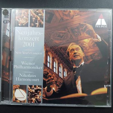 WIENER Philharmoniker neujahrskonzert 2001 NM/EX (2CD, Klassik, Teldec)