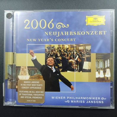 WIENER Philharmoniker neujahrskonzert 2006 NM/EX (2CD, Klassik, DG)
