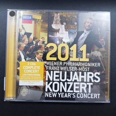 WIENER Philharmoniker neujahrskonzert 2011 NM/EX (2CD, Klassik, Decca)