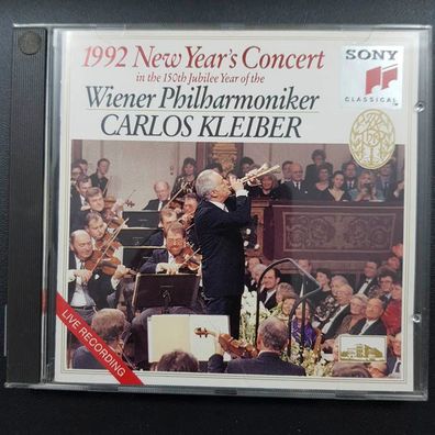 WIENER Philharmoniker neujahrskonzert 1992 EX/EX (CD Album, Klassik)