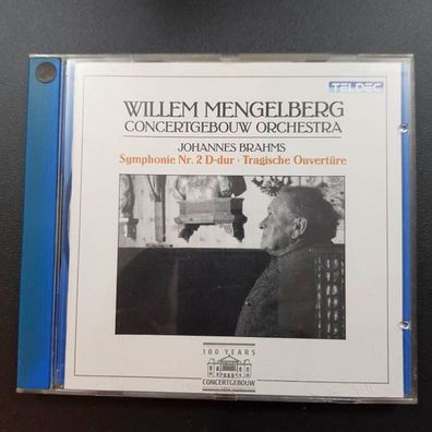 WILLEM Mengelberg brahms - symphonie nr. 2 WGER EX/EX (CD Album, Klassik)