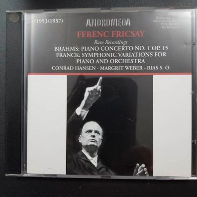 FERENC Fricsay rare recordings brahms, franck et al EX/EX (CD Album, Klassik)