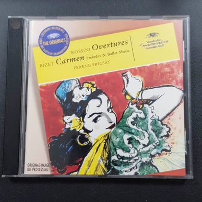 FERENC Fricsay rossini overtures / bizet carmen preludes EDC Germany EX/EX