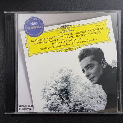 Herbert VON Karajan brahhms 8 ungarische / dworak 5 slawische NM/EX (CD Album)
