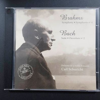 CARL Schuricht brahms symph 4 / bach suite ov 2 EX/EX (CD Album, Klassik)